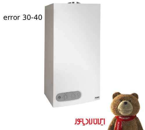 ارور ۳۰-۴۰ پکیج ایران رادیاتور مدل ECO24FF